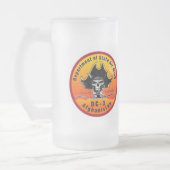 DOSの航空団の重要な強盗によって曇らされるマグ フロストグラスビールジョッキ (左)