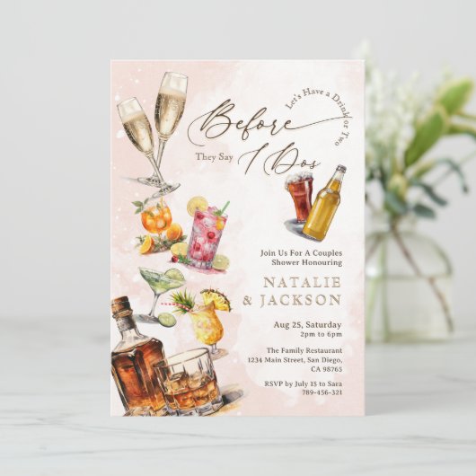 Dosエレガントと言う前にカクテルをスクリプトで書く 招待状 (スタンド正面)