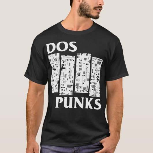 DOS Punk Flag Premium1 Tシャツ (正面)