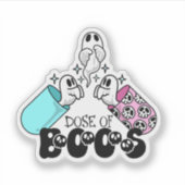 Dose of Boos Halloween Medical シール (正面)