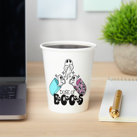 Dose of Boos Medical Ghost Halloween 紙コップ (インサイチュ)