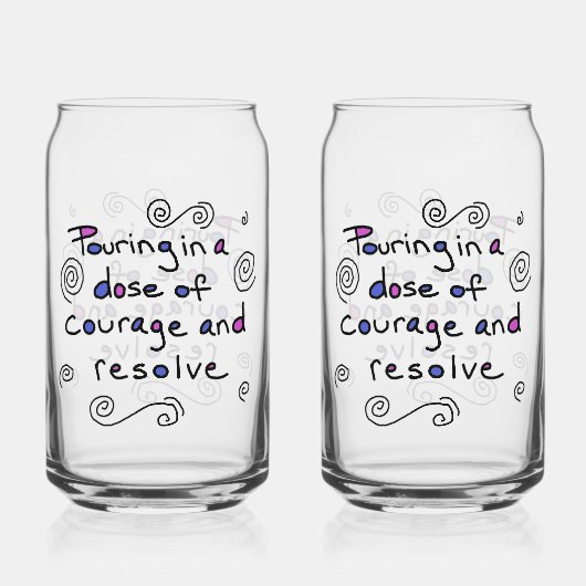 Dose of Courage Glass ガラス缶 (正面)