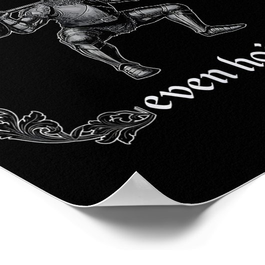 Dost Thou Even Hoist _ Funny Gym Meme, Medieval Gy ポスター (角)