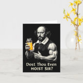 Dost Thou Even Hoist Weightlifting Shakespeare Gym カード (黄色い花)