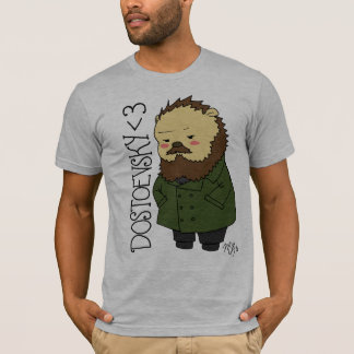DostoevskyのハリネズミのTシャツ Tシャツ