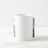 Dostoevsky "神の意図"愛の引用文ギフト&カード コーヒーマグカップ (中央)