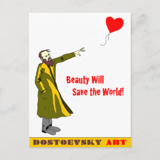 Dostoevsky Art "Banksy"ポストカード ポストカード
