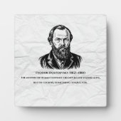 Dostoevsky Quote フォトプラーク (正面)