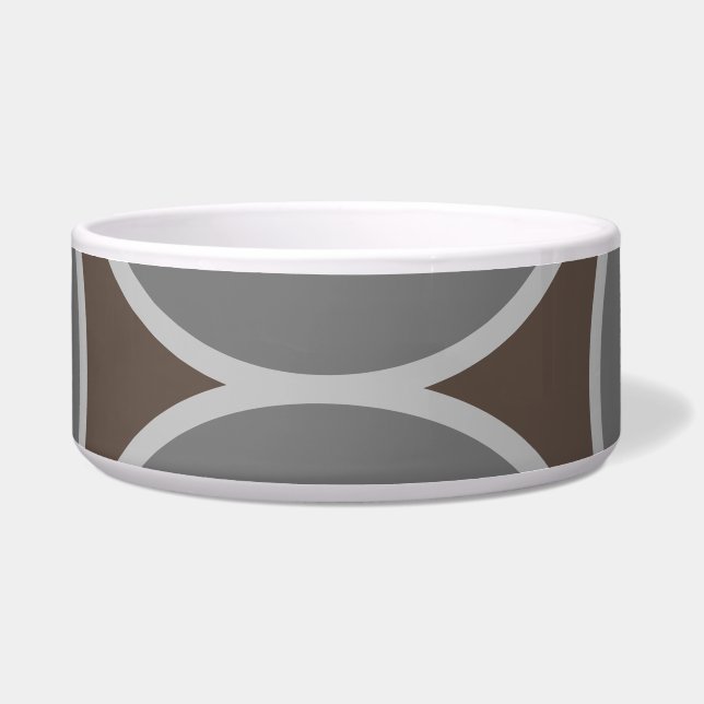 DOTセラミックドッグディッシュボウル | m3galleryStudio ボウル (正面)