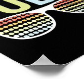 Dot Day男子供へ子女の子ユース点々のあるデュエル ポスター (角)