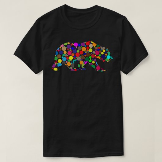 Dot Day Bear  Tシャツ (デザイン正面)