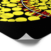 Dot Day Softball Vibes Polka Dots Kids Toddler You ポスター (角)