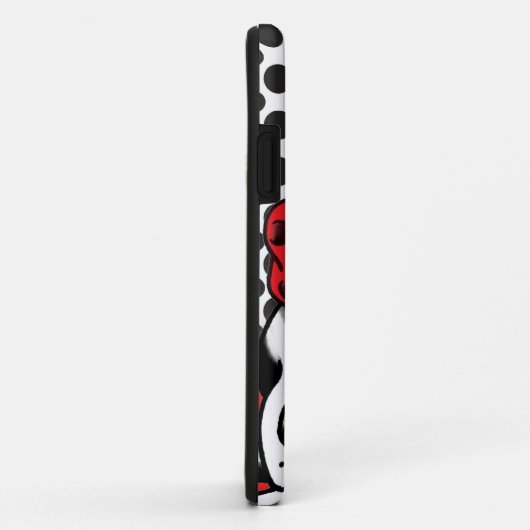 Dot Dokuro-Chan White Case-Mate iPhoneケース (裏面/右)