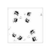 Dot, Gainsboro Wood Art Stamp ラバースタンプ (インプリント)