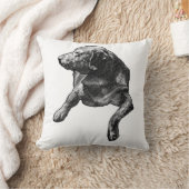 Dot-Kissed Study for Winter Rooms クッション (ブランケット)