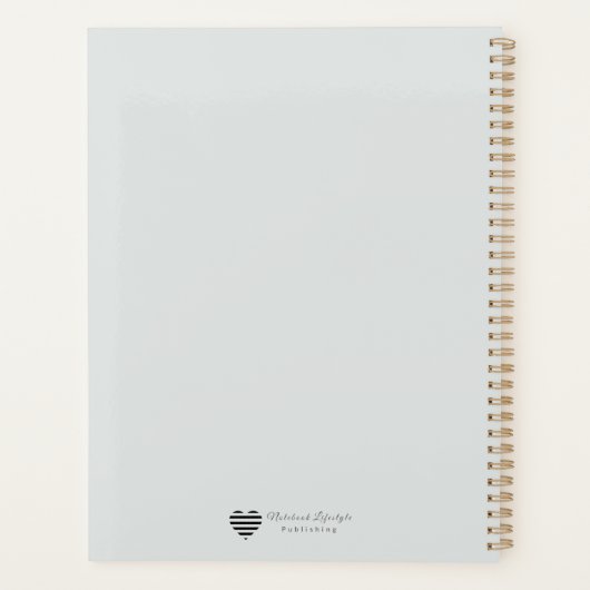 Dot Matrix - Modern Cover Art プランナー手帳 (裏面)