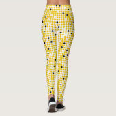 Dot Matrix - Yellow Cream Black-Text Option レギンス (裏面)