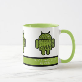 Do't Mot Moth My Code Green Robots マグカップ