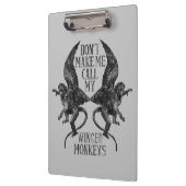 Do't Not Make My Wings Monkels™ クリップボード (左)