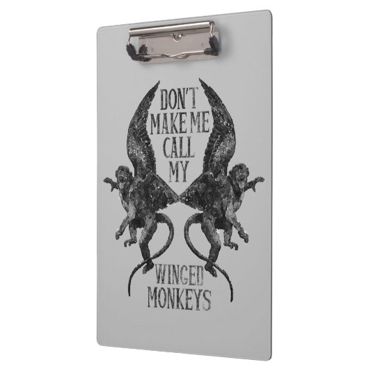 Do't Not Make My Wings Monkels™ クリップボード (左)