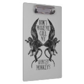 Do't Not Make My Wings Monkels™ クリップボード (右)