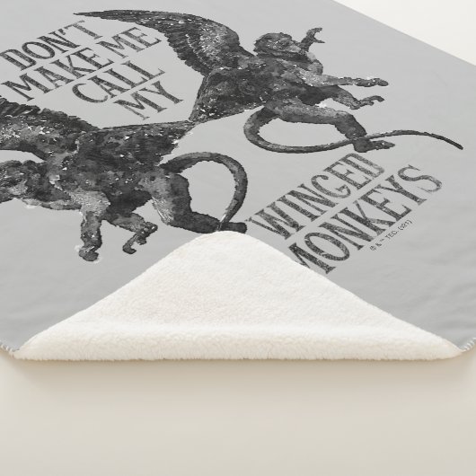 Do't Not Make My Wings Monkels™ シェルパブランケット (3/4)