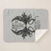 Do't Not Make My Wings Monkels™ シェルパブランケット (正面(横))