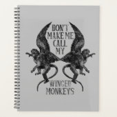 Do't Not Make My Wings Monkels™ プランナー手帳 (正面)