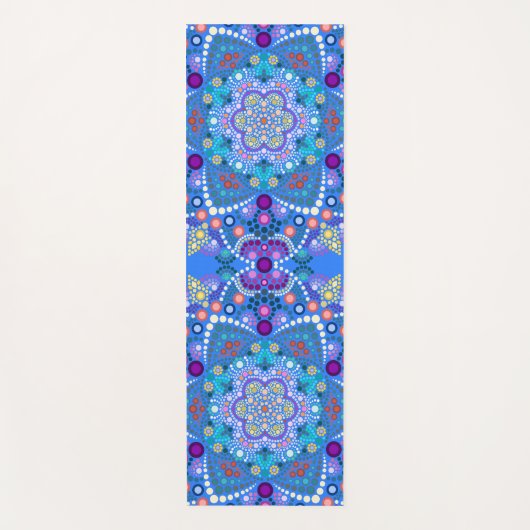 dot painting meets mandala 2 18 ヨガマット (正面)