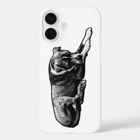 Dot-Texture Dog Case Case-Mate iPhoneケース (裏面)