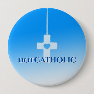 dotCATHOLIC ブルー 4インチ バッジ スタイルNo. #350717