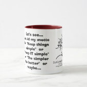 DotComplicated (TM) -彼女は複雑になる事を作ります! マグカップ (中央)