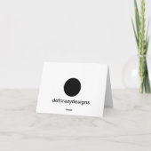 dotcrazyメッセージカード サンキューカード (裏面)