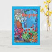 **DOTER**お気に入りのハッピーバースデーカード カード (黄色い花)