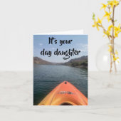 *DOTER* 「スムーズな乗り物」で誕生日 カード (黄色い花)