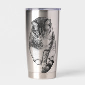 Dotline Glow Hush 保温保冷タンブラー (左面)