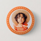 Dotsの写真来にモダン感謝カスタム 缶バッジ (正面)