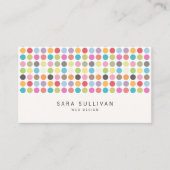 Dots カラフル Web Design名刺 名刺 (正面)