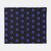 dots Fleece Blanket フリースブランケット (正面(横))