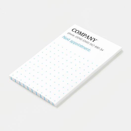 Dots Grid Graphical Modern Notes Post-it Klebezett ポストイット (アングル)
