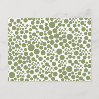 dots punkte polka retro kreise tupfer tupfen 70er ポストカード