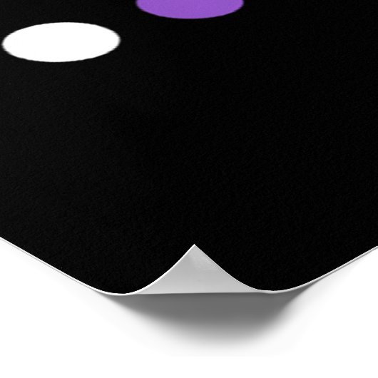 Dots Subtle Nonbinary Flag Enby Pride Trans Lgbtq  ポスター (角)