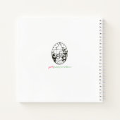 Dotsieの娘8.5インチx 8.5インチスパイラルノートブック ノートブック (裏面)