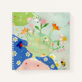 Dotsieの娘8.5インチx 8.5インチスパイラルノートブック ノートブック