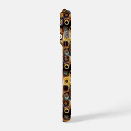 Dotsy Multi Pattern Case iPhoneケース (左側面)