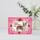 Dottハート&バラバレンタインカード シーズンポストカード (スタンド正面)