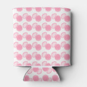 Dotted pink pastel aesthetic weeding can cooler 缶クーラー (裏面)