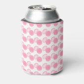 Dotted pink pastel aesthetic weeding can cooler 缶クーラー (缶裏面)