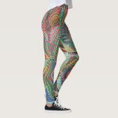 Dotted Tile design Leggings レギンス (右)