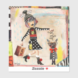 Dottieと彼女のミニme – アートステッカー シール